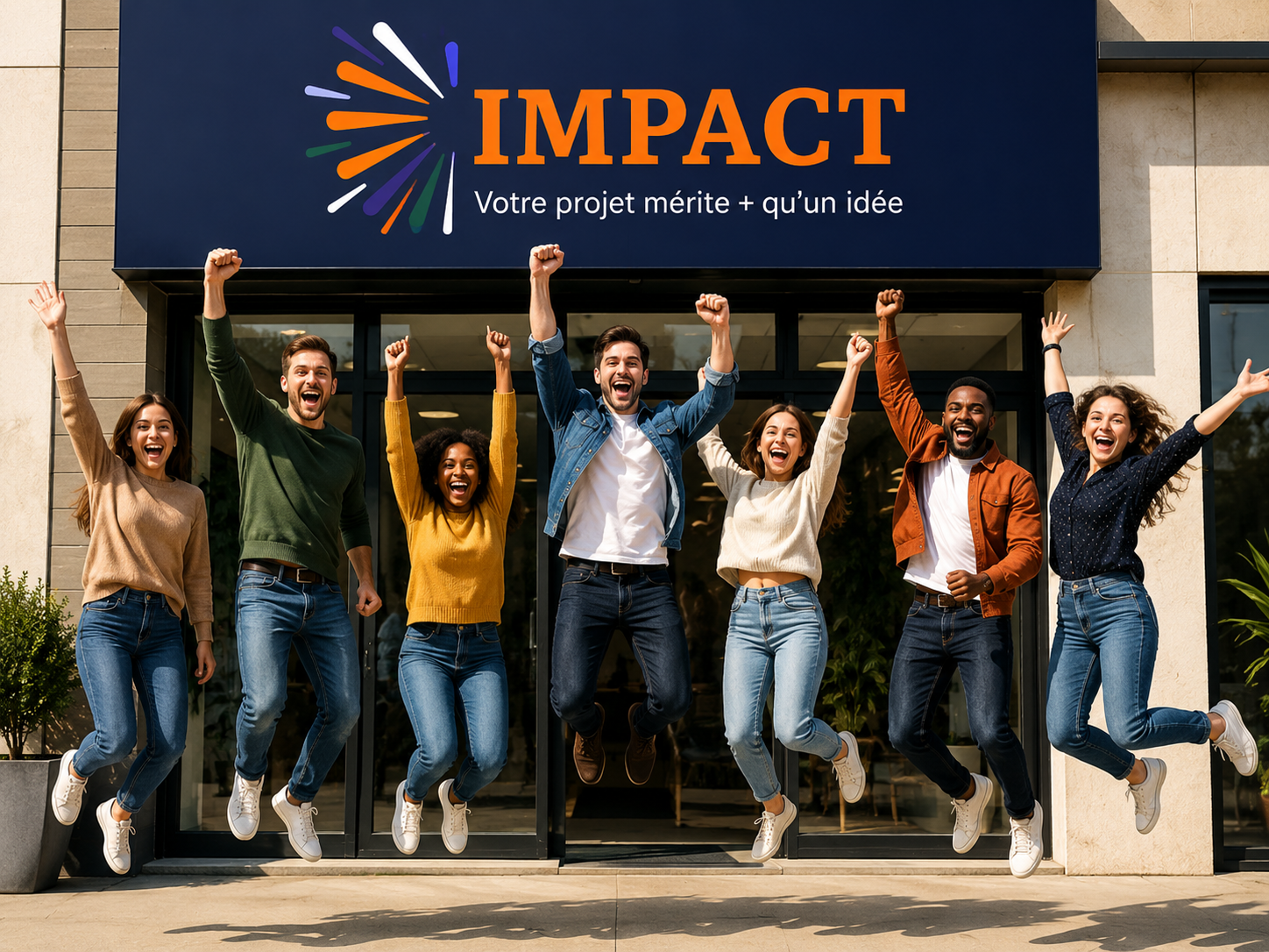 Écosystème IMPACT — entrepreneurs qui conçoivent un projet ensemble